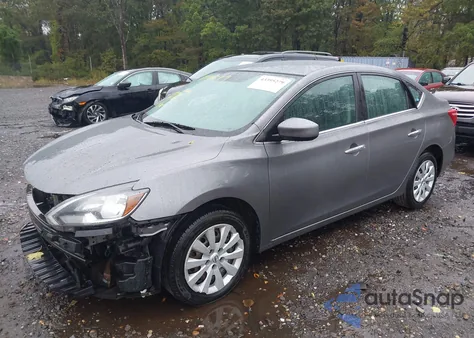 2017 Nissan Sentra S z USA, uszkodzony, nr VIN 3N1AB7AP9HY250506